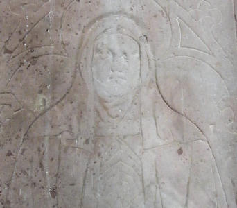 Germany Oberwesel - Church of Our Lady Johannes Smydeburg von Schonburg 1385 and wife Gertrud von Waldeck 1360